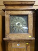 BRASS DIAL LONGCASE CLOCK