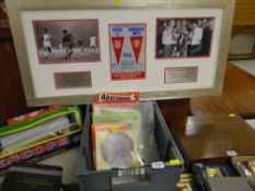 ASSORTED SPORTING EPHEMERA including 1950's / 60's items, rugby programmes, charity shield