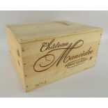 CHATEAU MANCEDRE PESSAC - LEOGNAN, 2005, in original wooden case (6)