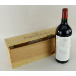 MAGNUM OF BARON NATHAN PAUILLAC 1996 APC 150cl, 12.5% Vol. in original wooden case marked for the