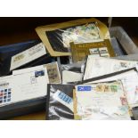 ASSORTED STAMPS mostly loose and mint stamps, First Day covers, presentation packs, mostly United