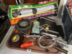 ASSORTED MEDICAL & OTHER INSTRUMENTS including toy telescope