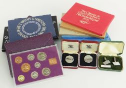 PARCEL OF CASED COLLECTORS COINS TO INCLUDE COINAGE OF GREAT BRITAIN AND NORTHERN IRELAND SETS - 2 X