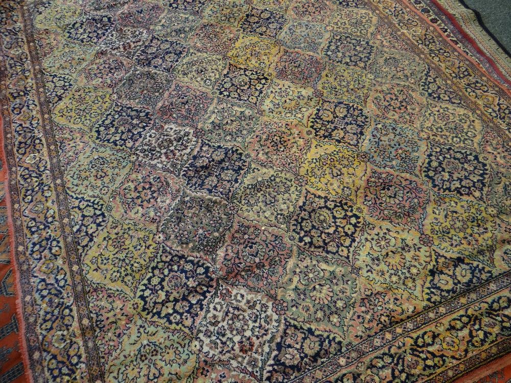 FOUR ASIAN RUGS including a Tabriz style rug, largest 333 x 251cms (4) - Image 2 of 6