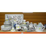 ASSORTED PORTMEIRION 'BOTANIC GARDEN' PATTERN DINNERWARES & OTHER ITEMS