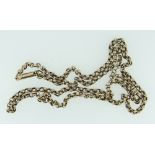 9CT GOLD SMALL BELCHER CHAIN, 7.5gms