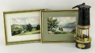 LIZ RELFE watercolours - Talybont and Brecon landscapes, signed, labels verso, 11.5 x 19cms, and a G