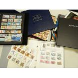 GROUP OF TEN ROYAL MAIL SPECIAL STAMPS together with two hobby albums and commemorative souvenir