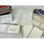 ASSORTED AUTOGRAPHS from 19th century to present day