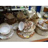 ASSORTED VICTORIAN & LATER CHINA TEAWARES