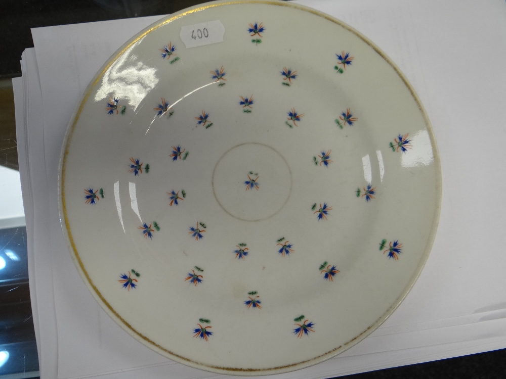 SWANSEA PORCELAIN ITEMS comprising 'Trident Cornflower' pattern plate, a 'Wild Rose & Trelis' - Image 12 of 17