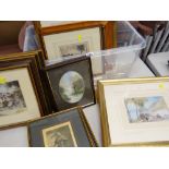 ASSORTED PICTURES including set of six Tate Gallery reproduction pictures after Turner