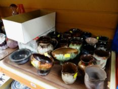 ASSORTED LATE EWENNY POTTERY