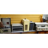 ASSORTED RETRO AUDIO VISUAL EQUIPMENT including reel-to-reel players by Sony and a video