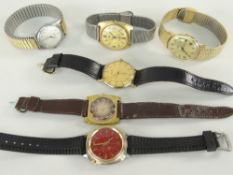 ASSORTED GENTS WRISTWATCHES to include Sekonda, Saga, Bentima ETC