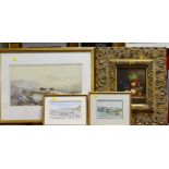 ASSORTED PICTURES & PRINTS to include C. Franco still life in frame, Widgery print ETC (4)