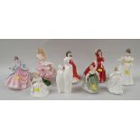 ASSORTED CHINA FIGURINES mainly Royal Doulton