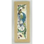 NICOLA SLANEY FOR MOORCROFT POTTERY 'Fishing for Dreams' tile panel plaque limited edition 37/50,