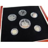 KING EDWARD VIII SILVER PROOF 1936 NEW STRIKE PATTERN SET in presentation box with Certificate of