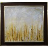 LATE 20TH CENTURY ENGLISH SCHOOL oil on board - 'Summer Grasses', indistinctly signed and dated '79,