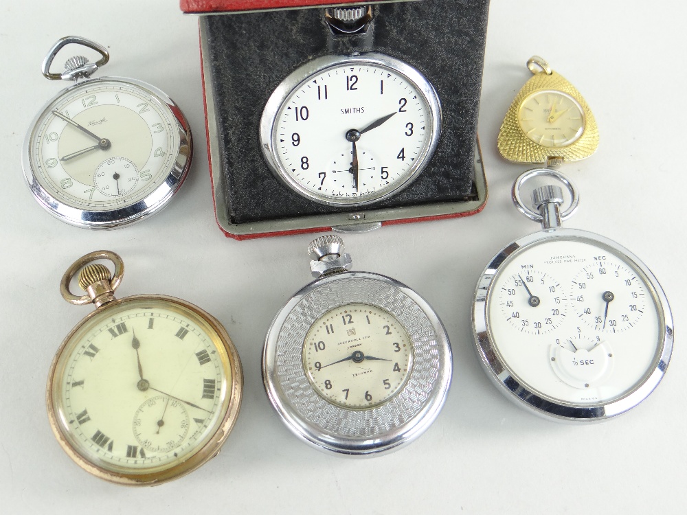 ASSORTED WATCHES to including pocket watches, Kangol, open face pocket watch, Junghans Process