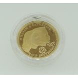 PRINCE WILLIAM & CATHERINE MIDDLETON DOUBLE PORTRAIT GOLD HALF SOVEREIGN, limited edition of 353