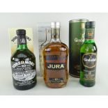 THREE BOTTLES OF SCOTCH WHISKY to include Glenfiddich, Jura and Tobermory (3)