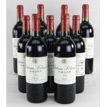 9 BOTTLES OF CHATEAU POTENSAC MEDOC AMC 1996 (9) Condition Report: All appear still originally