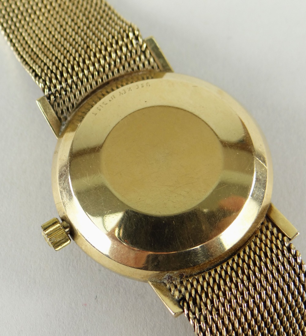 TISSOT AUTOMATIC 'SEASTAR SEVEN' 9CT GOLD WRISTWATCH having integrated 9ct gold strap and date - Image 5 of 5