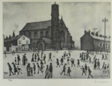 LAURENCE STEPHEN LOWRY Henry Donn Gallery blind-stamped limited edition (119/500) print from a