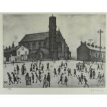LAURENCE STEPHEN LOWRY Henry Donn Gallery blind-stamped limited edition (119/500) print from a