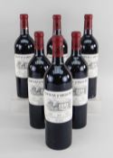 6 BOTTLES OF CHATEAU D'ANGLUDET MARGAUX AMC 2002 (6) Condition Report: All appear still sealed