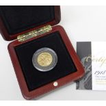 GEORGE V 1918 'I' GOLD SOVEREIGN, the only sovereign struck at The Royal Mint, Bombay, in original