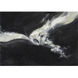 MAGGI HAMBLING (B.1945) oil on board - 'Hunting Owl No.3', 7.5 x 10cms, signed and dated 2009 verso,