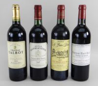 4 BOTTLES OF FRENCH WINE to include Chateau Haut-Beausejour Saint-Estephe Cru Bourgeois 1994,