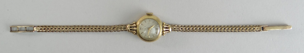 18CT YELLOW GOLD LADIES ROLEX PRECISION WRISTWATCH, the inside cover marked 'R. W. Co Ltd' and - Image 2 of 4