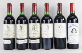 4 BOTTLES OF GRANDE VIN DE CHATEAU LATOUR PREMIER GRAND CRU CLASSE, one dated 1975, three dated