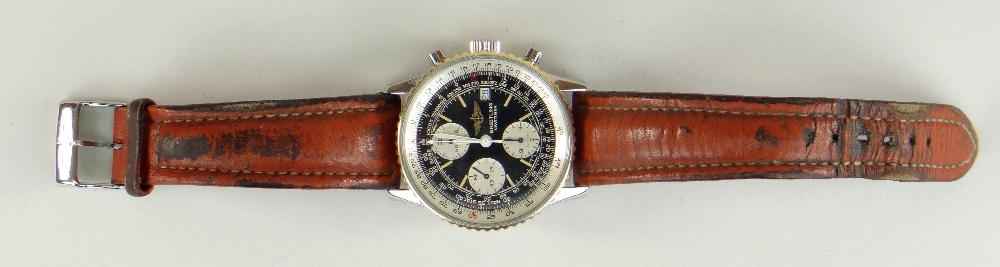 BREITLING NAVITIMER FIGHTERS EDITION STAINLESS STEEL CHRONOGRAPH WRISTWATCH, numbered to reverse ' - Image 2 of 7