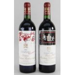 CHATEAU MOUTON ROTHSCHILD PAUILLAC APC 1994 and 1995, bearing collectable labels designed by