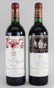 CHATEAU MOUTON ROTHSCHILD PAUILLAC APC 1994 and 1995, bearing collectable labels designed by