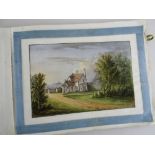 ALBUM OF 13 WATERCOLOURS ON RICE PAPER RELATING TO SINGLETON ABBEY SWANSEA, circa 1830s, unsigned
