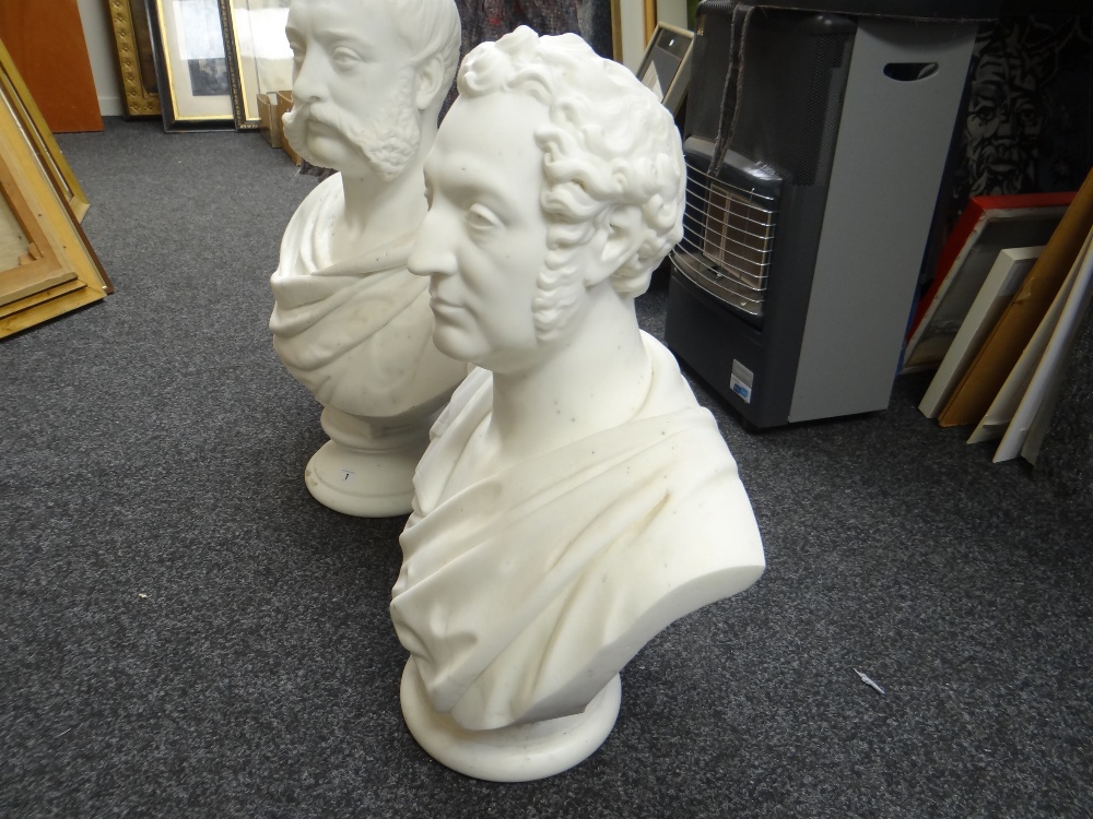 NINETEENTH CENTURY SCULPTOR marble bust - Sir Richard Hussey Vivian (1775-1842) in the classical - Image 6 of 13
