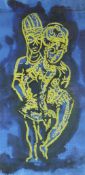 JOHN PIPER lithograph of two-hundred - from 'Indian Love Poems Suite' entitled 'Lovers', Senecio