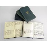 FIVE DIARIES / ALMANACS FOR HENRY HUSSEY VIVIAN, 1ST BARON OF SWANSEA (1821-1894), years 1880, 1881,