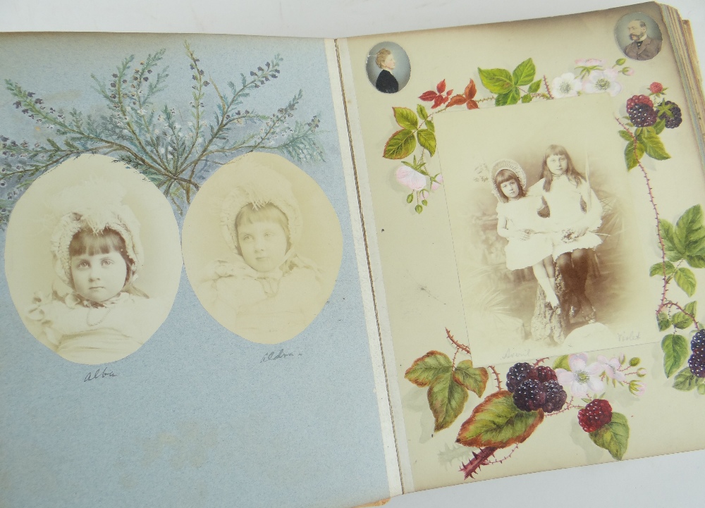 AVERIL VIVIAN'S SCRAPBOOK titled as such and containing watercolours, photographs of staff and other - Image 7 of 10