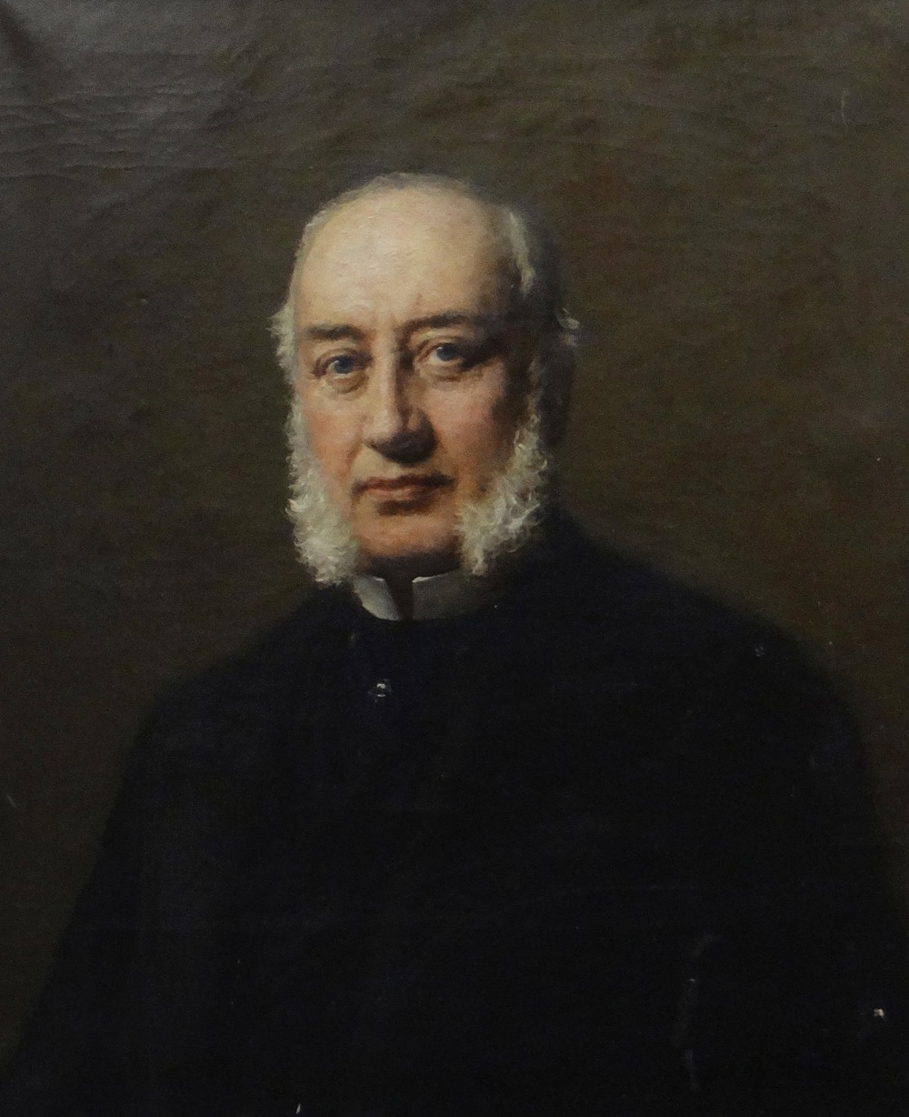 NINETEENTH CENTURY BRITISH SCHOOL oil on canvas, a pair - half portrait of Henry Hussey Vivian - Image 3 of 4