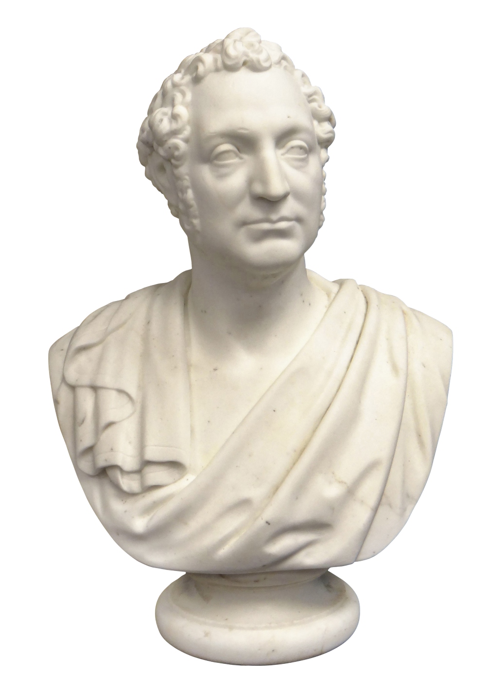NINETEENTH CENTURY SCULPTOR marble bust - Sir Richard Hussey Vivian (1775-1842) in the classical