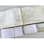 A VICTORIAN GAME SHOOTING LEDGER FOR H H VIVIAN for recording shots at shooting-parties from various