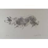 SIR KYFFIN WILLIAMS RA limited edition (4/75) print - Mott the sheepdog, signed fully in pencil,