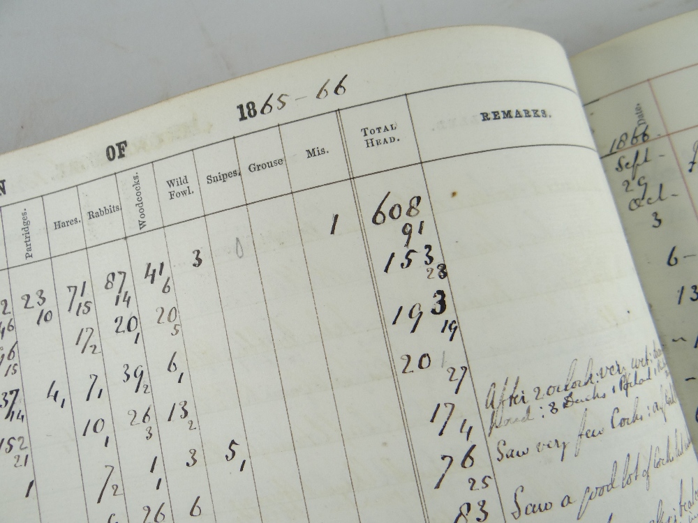 A VICTORIAN GAME SHOOTING LEDGER FOR H H VIVIAN for recording shots at shooting-parties from various - Image 2 of 5